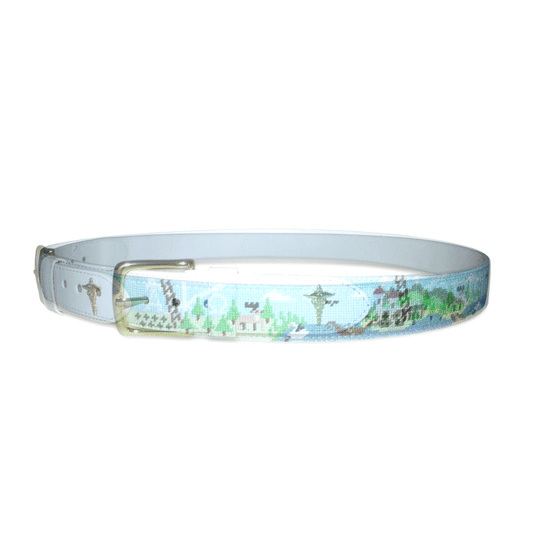 Landescape - Leather Cross Stitch Belt