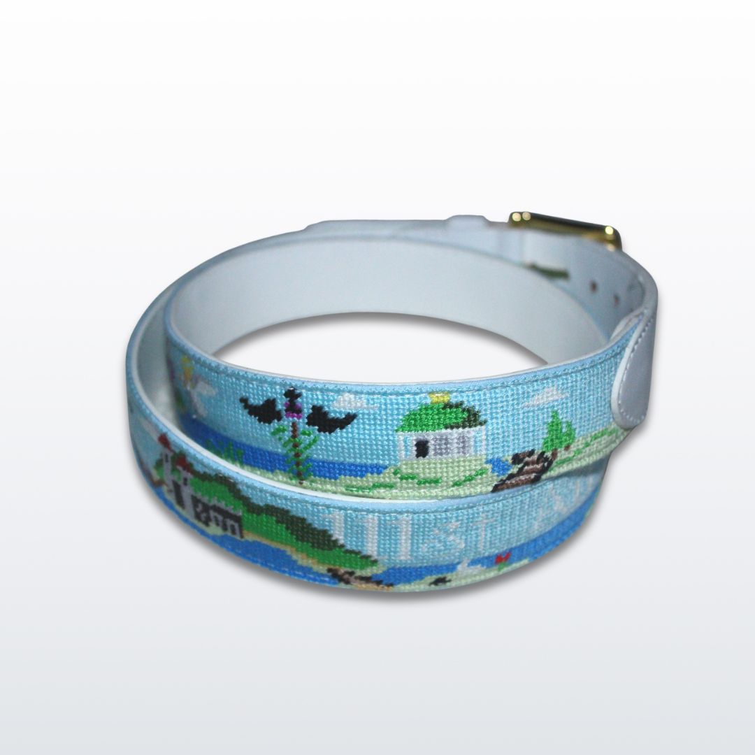 Landescape - Leather Cross Stitch Belt